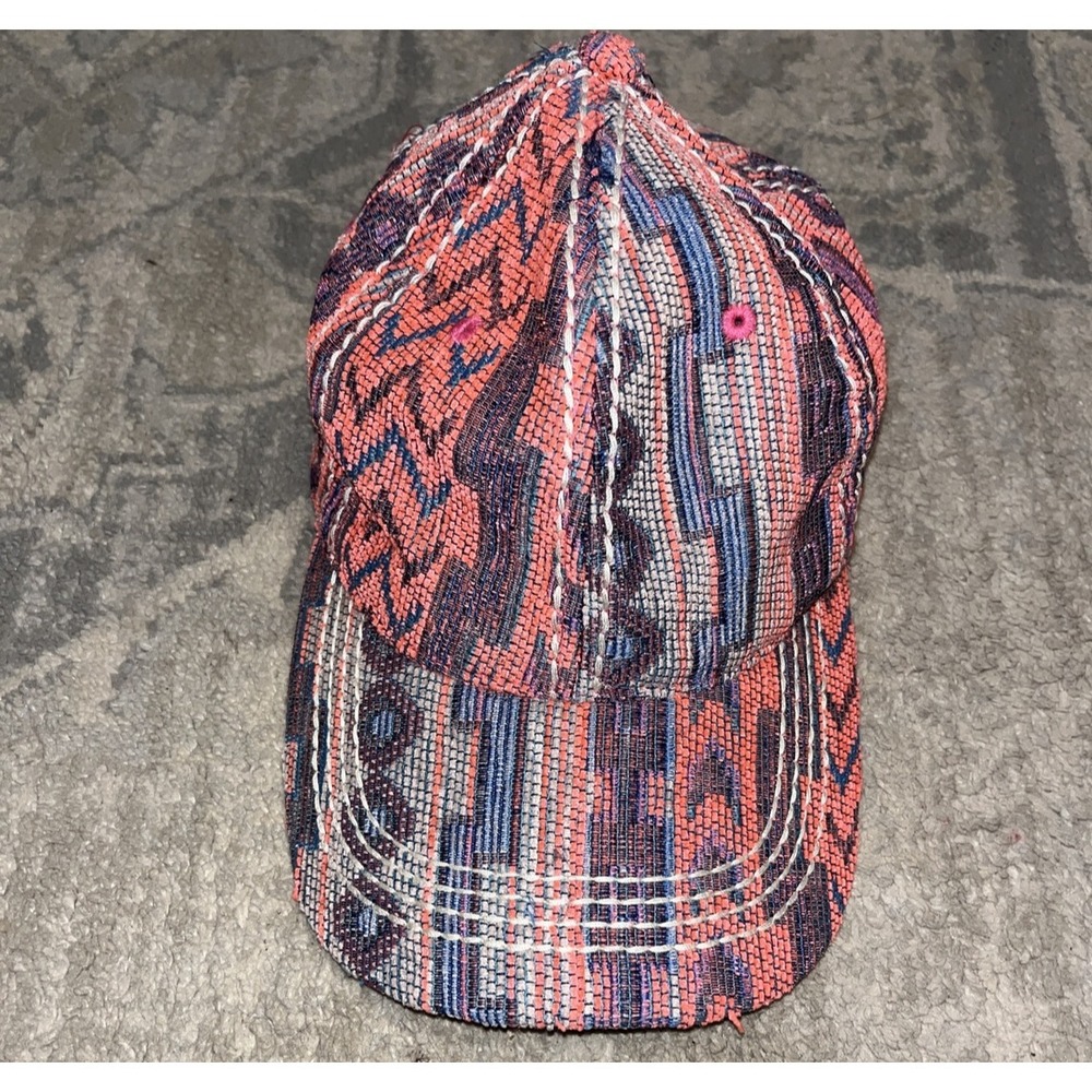 Olive and Pique Hat Pink Multi Womens Adjustable